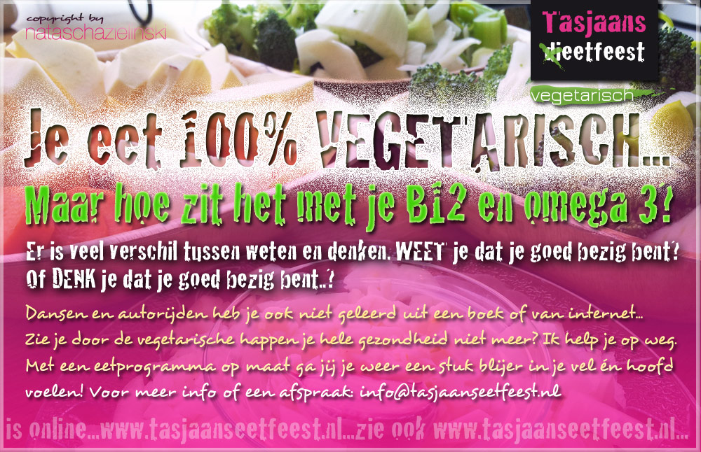 TASJAANS(w)EETPRAAT_VEGETARISCH!!